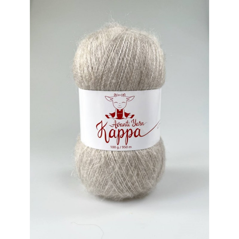 Пряжа з мохером - Каппа 89 бежевий, фото 1