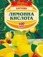 Лимонна кислота 100г "Впрок" Велика пачка (1/50)