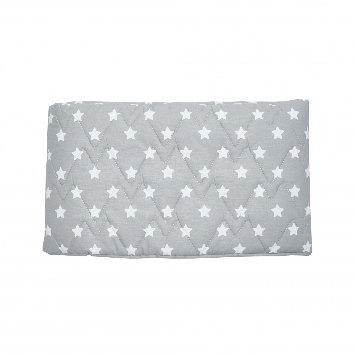 Бампер Twins Premium 200  стьоганий 2027-P200-10S, Stars grey, сірий, фото 1