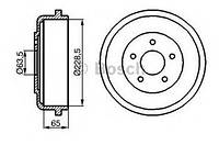 Барабан гальмівний FORD TOURNEO CONNECT 1.8 02-2013,TRANSIT CONNECT 0 986 477 129