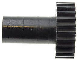 Шестерня м'ясорубки Braun 67051414 D62мм/30мм z1 24 прямо z2 8 прямо h 80мм h2 20мм Dвн 8мм