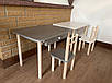 Комплект столик з шухлядою 50х70 та 1 стілець дитячий, фото 3