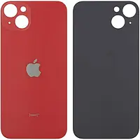 Задняя панель корпуса (крышка аккумулятора) iPhone 14 Plus (большое отверстие) оригинал, Красный