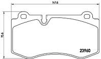 Колодки гальмівні дискові ПЕРЕДН MERCEDES BENZ CLS 2006 -, E-CLASS 2004 - 2009, S-CLASS 2005 -, SL 2006 P50074