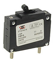 Кнопка автомат генератора 188F (23А/230V) h47 L63*19 болт