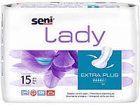 Прокладки урологічні SENI 15шт Lady Extra Plusr 4,5 краплі