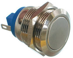Кнопка антивандальная d22mm різьблення 19mm h29mm 2 контакти