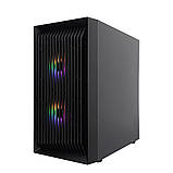 Корпус 1stPlayer BS-2-BK-3F1 Black без БЖ, фото 3