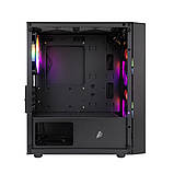 Корпус 1stPlayer BS-2-BK-3F1 Black без БЖ, фото 4