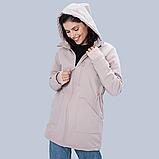 Слінгокуртка  куртка для вагітних Softshell 4в1 NEW Бежева, фото 7