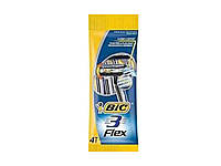 Станок для голiння BIC 3 "Flex" для гоління 4шт\уп