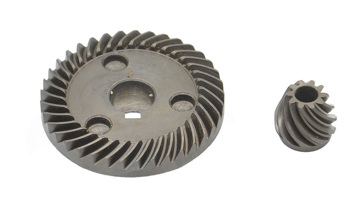 Шестерні (пара) болгарки Makita GA 9558 / GA 9555 аналог 227541-3 + 227542-1 (d1 12 * 48 / d2 6 * 18 / h2 15)