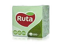 Серветки паперові RUTA 100шт 24*24 Зелені