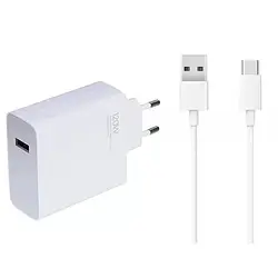 Мережевий зарядний пристрій для телефона Xiaomi Charging Combo MDY-13-EE White (BHR6034EU)