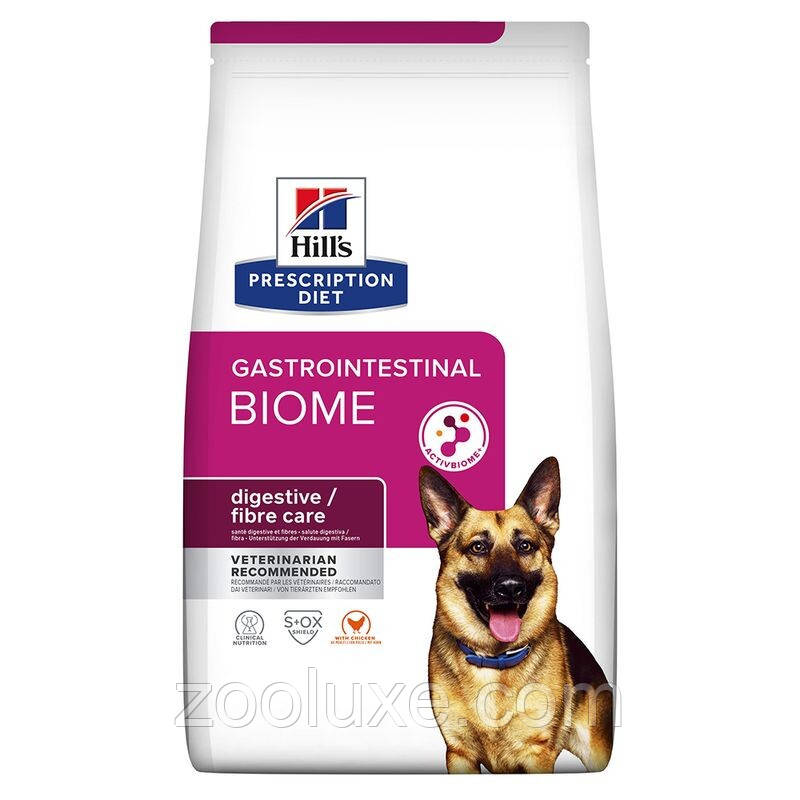 Hills Gastrointestinal Biome Digestive / Fibre Care Chicken 10 кг корм для собак (Hill's Хіллс Хілс)