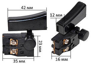 Кнопка шліфувальні машини Makita BO3700 аналог 651286-5, фото 3