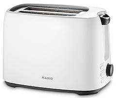 Тостер Magio MG-278, 830 Вт, для 2 скибочок хліба, з регулюванням підсмажування