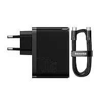 Сетевое зарядное устройство для телефона Baseus GaN5 Pro Fast Charger CCGP090201 Black 100W