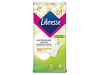 Прокладки щоденні LIBRESSE 20шт Natural Pantyliners Normal