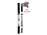 Олівець для очей та брів COLOUR INTENSE зі щіточкою Brunette Profi Touch Eyebrow