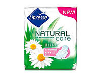 Прокладки гігієнічні LIBRESSE 10шт 4 крапель Natural Care Ultra Clip Normal