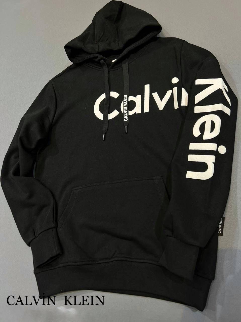 Чоловіча кофта худі Calvin Klein D11449 чорна S, фото 1