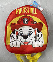 Детский плюшевый рюкзак Paw Patrol PL82141 (60шт) Маршал, р-р рюкзака 20*7*22 см