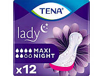 Прокладки урологічні TENA жіночі Lady Maxi Night 12шт 6 крапель