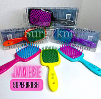 Гребінець для волосся superbrush plus hollow comb різні коліри расческа продувная