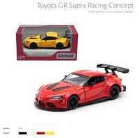 Модель легкова TOYOTA GR SUPRA RACING CONCEPT 5'' KT5421W метал.інерц.відкр.дв.4кол.кор. (KT5421W)