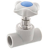 Кран вентильний 40 мм Чехія KOER Ekoplast, фото 3