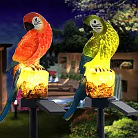 Садовый фонарь SOLAR PARROT на солнечной батарее Попугай