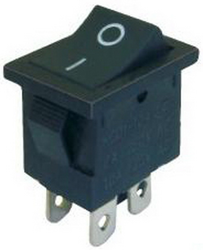 Тумблер 2 положення 4 контакти 15*21 mm 6A