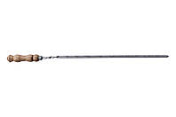 Шампур Сила - 720 x 12 x 3 мм плоский деревянная ручка