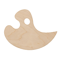 Палітра дерев'яна TART 10 (345х250 мм)