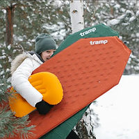 Ковёр самонадувающийся туристический Tramp Ultralight TPU оранжевый 183х51х2,5