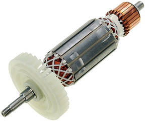 Якір болгарки Makita 9555NB/9554NB (152*32 різьблення 6мм) аналог 515619-7, фото 3