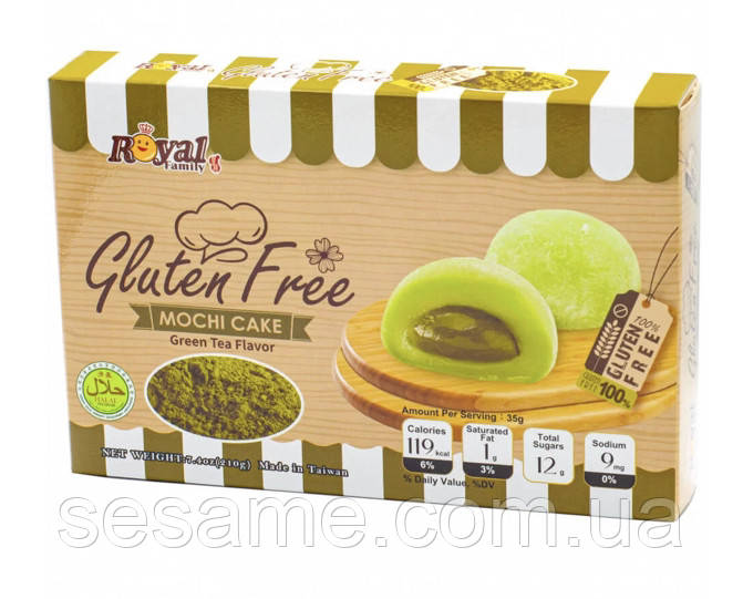 Японські цукерки Моті Green Tea Royal Family 210 грамів (Тайвань)