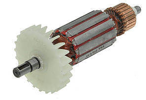 Якір болгарка Einhell 115 (№3) під стопорне кільце (140*32 шпонка 8мм), фото 4