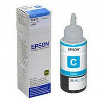 Водорозчинне чорнило Epson T6642 Cyan (70 ml) (C13T66424A)