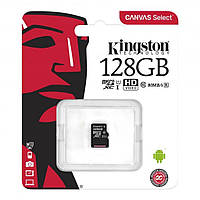 Карта пам'яті Kingston Canvas Select Plus 100R A1 C10 A1 V10 UHS-I U1 128 GB microSDXC Class 10