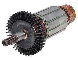 Якір перфоратор Bosch PBH 160 RE аналог 1614010144 (133,5*35 7-з/прямо), фото 4