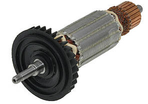 Якір болгарки Makita 9555NB / 9553NB (152*32 різьблення 6мм) PRO аналог 515619-7, фото 4