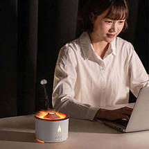 Зволожувач повітря 300 мл з ефектом полум'я / Аромадифузор / Ультразвуковий зволожувач з підсвічуванням, фото 4