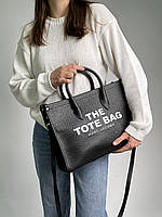 Marc Jacobs Medium Tote Bag Black Leather женские сумочки и клатчи хорошее качество