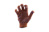 Перчатки Mastertool - х/б с точкой 46г оранжевые 10" 10 шт.
