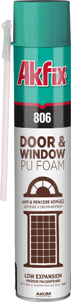 Поліуретанова монтажна піна з низьким розширенням 806 Door & Wındow, 850 гр