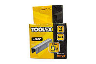 Скоба Toolex - 14 x 1,2 x 10,6мм широкая (1000шт)