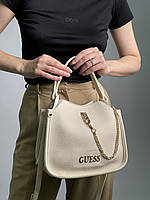 Guess Bucket Shoulder Bag Cream женские сумочки и клатчи хорошее качество