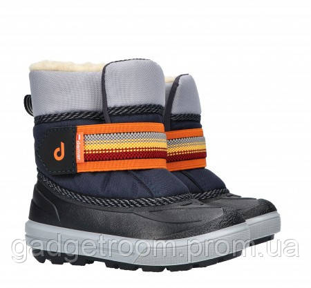 Дитячі зимові чоботи Demar Crazy 1508 A 28-29 Чорно-сірий GR, код: 6765160